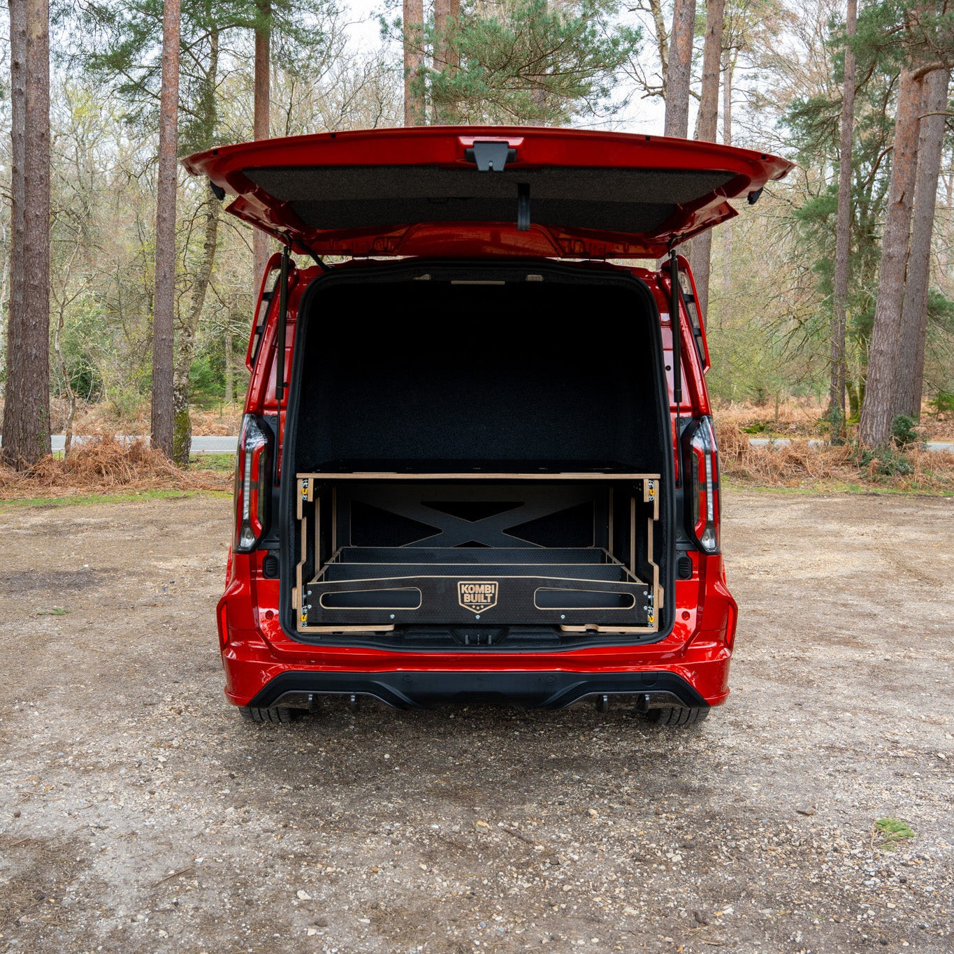 KB022 Front View Drawer and Slide 